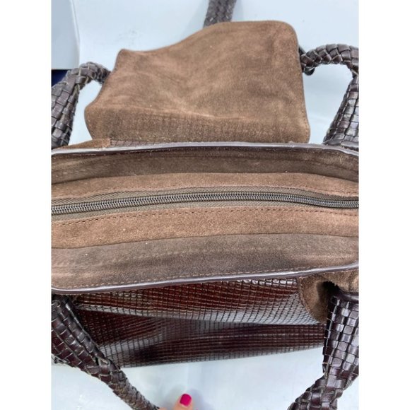 Sondra Roberts Brown Leather Handbag - Picture 12 of 16